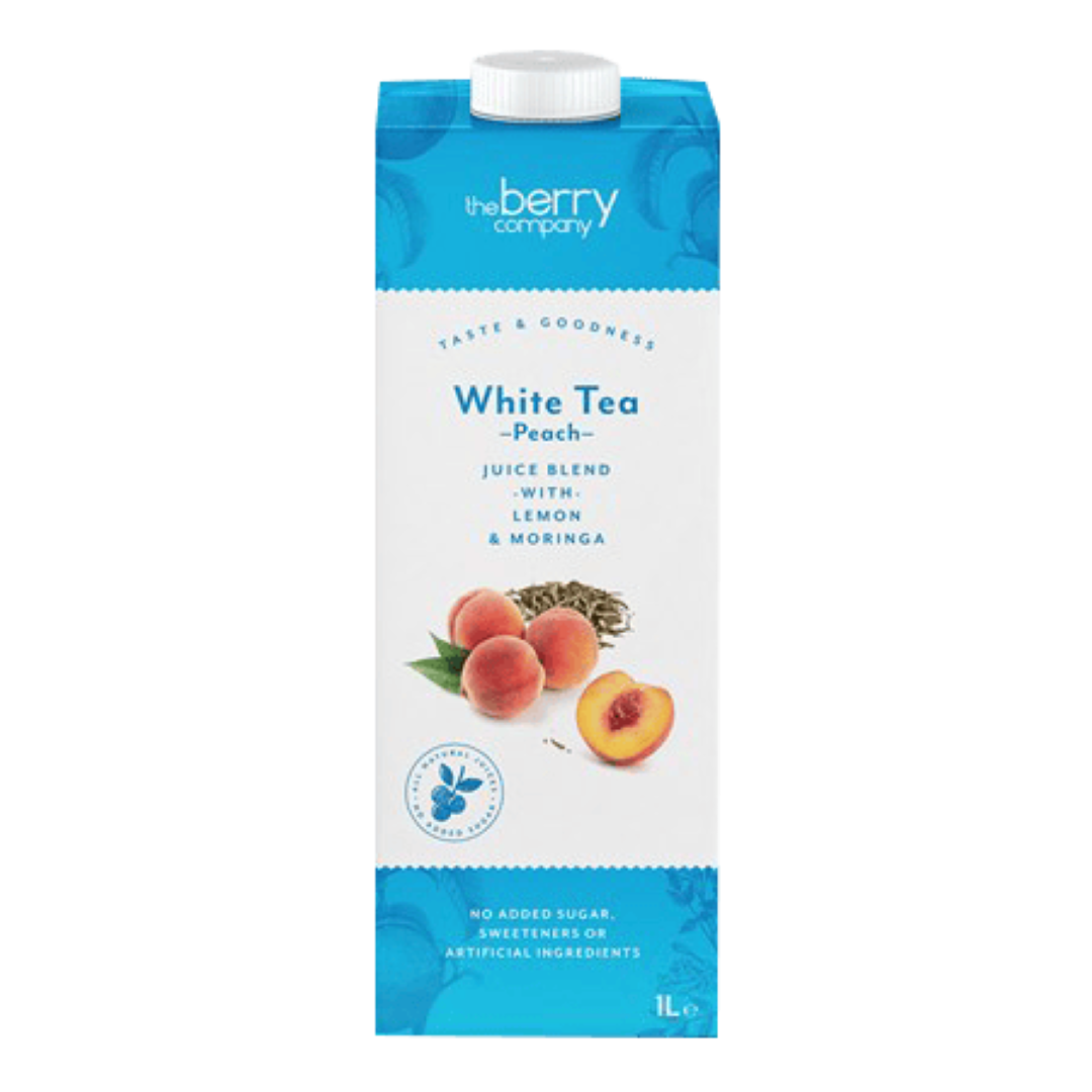 TBC WHITE TEA N PEACH JUICE DRINK 1LT